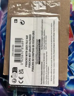 Sealed Pikachu with Grey Felt Hat 085 Sv: Scarlet & Violet Promo Card - Image 2