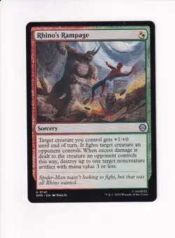 MAGIC THE GATHERING MTG MARVEL'S SPIDER-MAN RHINO'S RAMPAGE - Image 1