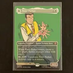 MTG MAGIC MARVEL SPIDER-MAN | PETER PARKER/AMAZING SPIDER-MAN (NM FOIL 0232) - Image 3