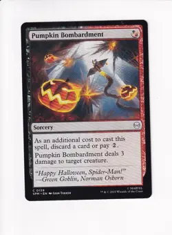 MAGIC THE GATHERING MTG MARVEL'S SPIDER-MAN PUMPKIN BOMBARDMENT (#3) - Image 1