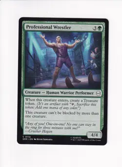 MAGIC THE GATHERING MTG MARVEL'S SPIDER-MAN PROFESSIONAL WRESTLER (#3) - Image 1