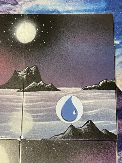 4x ISLAND Panorama • Altered Painted Art • Mtg (1621) - Image 5