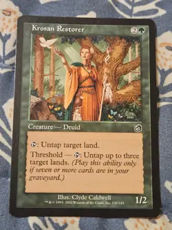 Krosan Restorer Torment MTG Magic Light Play LP - Image 1