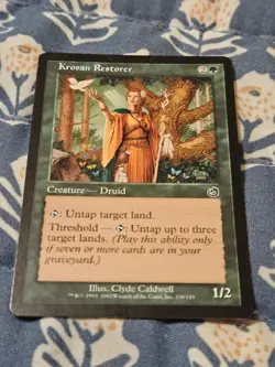 Krosan Restorer Torment MTG Magic Light Play LP - Image 2