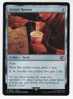 MTG Final Fantasy Foil Common #0259 Instant Ramen - Image 1