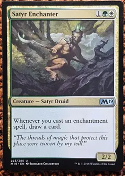 ✨Satyr Enchanter✨ MTG | Core Set 2019 | NM/M | U 223/280 - Image 1