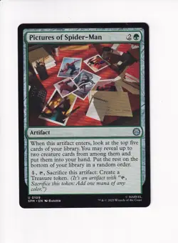 MAGIC THE GATHERING MTG MARVEL'S SPIDER-MAN PICTURES OF SPIDER-MAN (#1) - Image 1