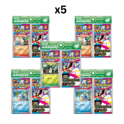 Pokemon Pokemon TCG Booster Pack Mega Evolution Series Thai Edition 5 Set - Image 1