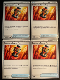 Pokemon TCG Playset - 4x Premium Power Pro 124/132 Mega Evolution - NM - Image 1