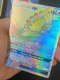 CARTE POKEMON HO-OH GX SM80 FR ULTRA RARE SL PROMO - NM+ - Image 2