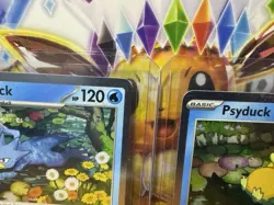 Psyduck 007 Golduck 008 Mega Evolution - Cosmos Black Star Promo - Pokemon TCG - Image 3