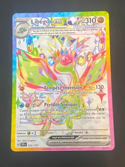 CARTE POKEMON LIBEGON EX 222/191 FR ULTRA RARE ETINCELLES DEFERLANTES - NM/M - Image 1