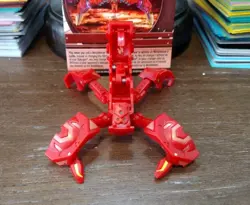 Bakugan Trap Pyrus Metalfencer Red New Vestroia W/ Card! - Image 2