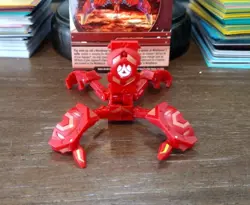 Bakugan Trap Pyrus Metalfencer Red New Vestroia W/ Card! - Image 3