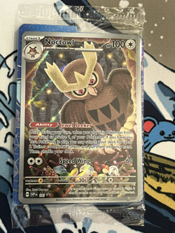 Noctowl 141 Sv: Scarlet & Violet Promo Cards Holo SEALED - Image 1