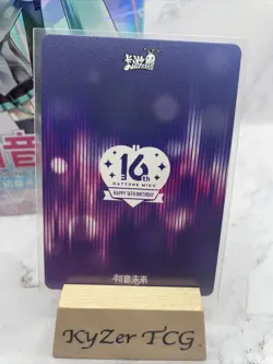 Kayou Hatsune Miku CCG Card 16th Birthday Edition CY-SR-005 Goddess Story Waifu - Image 3