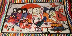 Bandai Naruto collectible card game - KIMONO KUNOICHI Playmat - Image 1