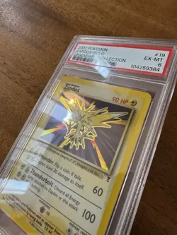 Pokemon 2002 Legendary Collection Zapdos Holo Card #19 PSA 6 - Image 5
