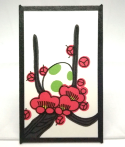 Yoshi's Egg Super Mario Bros HANAFUDA Japan playing Card Nintendo Japan Black - Image 1