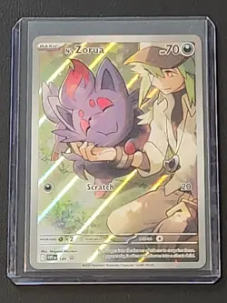 Pokemon TCG N's Zorua SVP189 Scarlet & Violet Promo Holo Card NM Condition - Image 3
