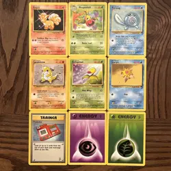 Pokemon Base Set 2 Lot - 9 cards NM - Image 1