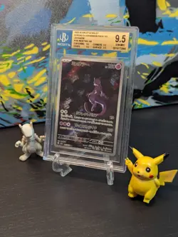 BGS 9.5 GEM MINT ✨ Mewtwo 183/165 Holo AR 151 sv2a Pokemon Card 🧬 Japanese 🌆 - Image 1