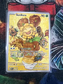 Sunflora Flower Pokemon x Van Gogh Black Star Promo ACG Art Card - NM - Image 1