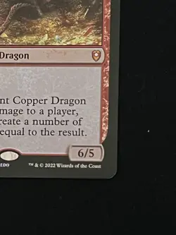 Ancient Copper Dragon Commander Legends: Battle for Baldur's Gate Foil - Image 5