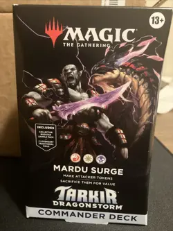 Magic the Gathering Tarkir Dragonstorm Commander Deck - Mardu Surge - Image 1