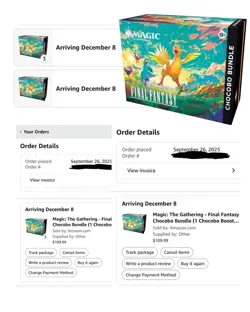 4xMAGIC THE GATHERING Final Fantasy Chocobo Bundle (CONFIRMED PRESALE) 🆕 ✅ - Image 1