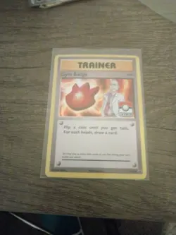 Gym Badge (Blaine) XY209 Xy Promos Holo Pokemon TCG NM/VLP Vintage - Image 1