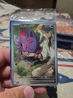 N's Zorua 189 Journey Together Pokemon Center Exclusive Stamped Promo SEALED - Image 1