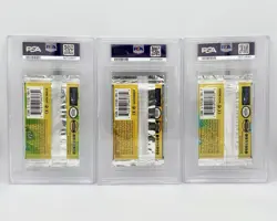 Three 1999 Pokemon Base Set Booster Packs - Charizard, Blastoise, Venusaur PSA 8 - Image 2