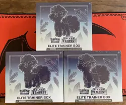 Pokemon TCG Silver Tempest 3x Elite Trainer Box ETB - New Factory Sealed English - Image 1