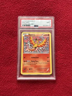 2016 Pokemon XY Fates Collide Moltres #9 - Mint PSA 9 - Image 1