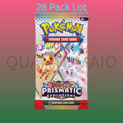 Pokemon TCG: Prismatic Evolutions Booster Pack Lot (28 Packs) - IN HAND - Image 1