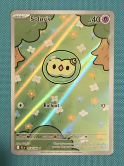 Pokemon TCG: Scarlet & Violet Black Bolt Solosis 118/086 IR Near Mint - Image 1
