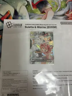 Gundam Card Game Official Playmat And Card Set: Suletta &Miorine [EVX02] - Image 2
