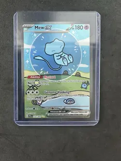 Pokemon TCG Bubble Mew EX Card Paldean Fates 232/091 - Image 1