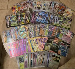 Pokemon Card V, VMAX, ex, AR, Pokeball, Ace Spec, Shiny Lot 250+ Multi Language - Image 1
