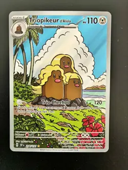 Pokemon TCG Card Dugtrio / Triopikeur - Surging sparks 208/191 - Holo NM - FR - Image 1