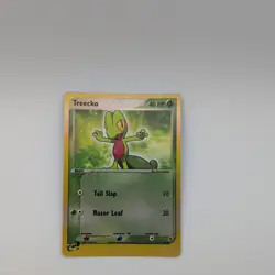 Pokemon Card Treecko 76/109 Reverse Holo EX Ruby Sapphire Foil Vintage 2003 - Image 1