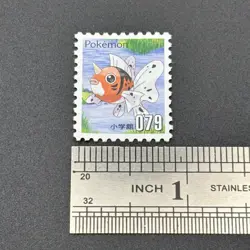 Seaking Pokemon Stamp Card Shogakukan Nintendo Japanese TCG Vintage S126-41 - Image 2