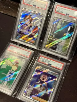 Pokemon PSA 10 9 8 Graded Card Lot (4) Japanese Gem Mint Psyduck Pidgeotto VSTAR - Image 1
