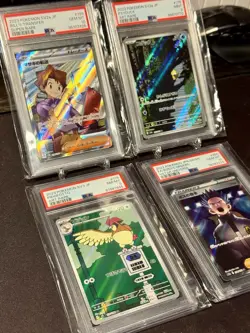Pokemon PSA 10 9 8 Graded Card Lot (4) Japanese Gem Mint Psyduck Pidgeotto VSTAR - Image 2