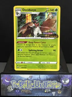 Pokemon Card Decidueye SWSH035 Darkness Ablaze Prerelease Stamped Promo NM - Image 1