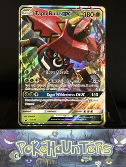 Pokemon Card Tapu Bulu GX SM32 Sun & Moon Promo Half Art Ultra Rare Light Played - Image 1