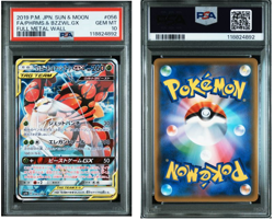 PSA 10 GEM MINT Pheromosa & Buzzwole GX 192/214 Unbroken Bonds Holo Pokemon Card - Image 1