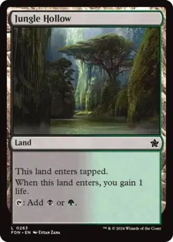 Jungle Hollow - Near Mint MTG Foundations - Image 1