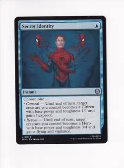MAGIC THE GATHERING MTG MARVEL'S SPIDER-MAN SECRET IDENTITY (#1) - Image 1